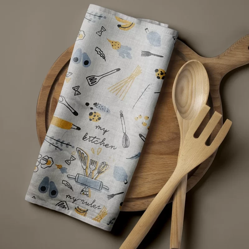 Kuhinjska krpa Flower